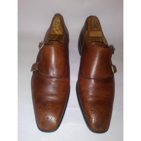 couoio Merchant Florentine Double Monk shoes size 10 m made in Italy brown main image 5